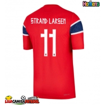 Camisa de Futebol Noruega Jorgen Strand Larsen #11 Equipamento Principal Mundo 2026 Manga Curta